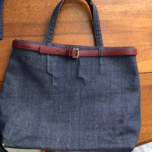 burberry denim bag